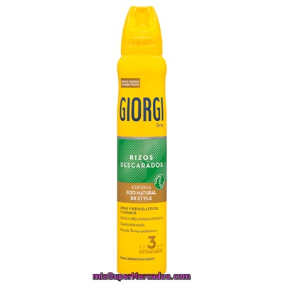 Giorgi Espuma Fijadora Con Colágeno Bb Style Extra Fuerte Spray 200 Ml