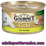 Gourmet Gold Terrine Alimento Para Gatos Conejo Y Caza Lata 85 G