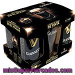 Guinness Cerveza Negra Irlandesa Pack 5 Lata 44 Cl