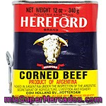 Hereford Corned Beef Argentino Carne Vacuna Lata 340 G