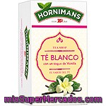 Hornimans Té Blanco Con Un Toque De Vainilla Estuche 20 Sobres