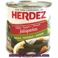 Jalapeños Enteros Herdez, Lata 200 G