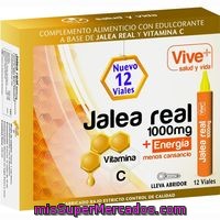 Jalea Real Adulto En Ampollas Vive+, Caja 12 Unid.