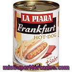La Piara Frankfurt Hot Dog Salchichas Cocidas Lata 250 G Neto Escurrido