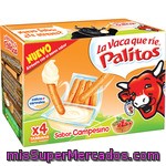 La Vaca Que Rie Crema De Queso Con Palitos De Pan Para Mojar Sabor Campesino Pack 4 Tarrinas Caja 140 G