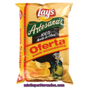 Lay's Artesanas Patatas Fritas En Aceite De Oliva Bolsa 220 G