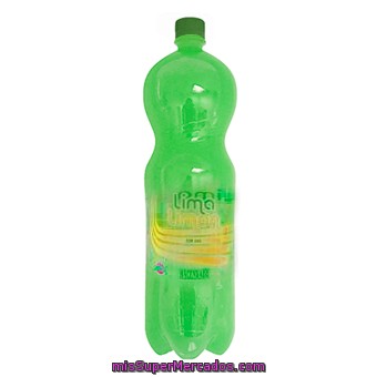 Lima Limon Con Gas, Hacendado, Botella 2 L