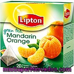 Lipton Té Verde Mandarina 20 Bolsitas Estuche 57 G