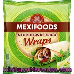 Mexifoods Tortillas De Trigo De 6 Unidades Paquete 370 G