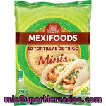 Mexifoods Tortillas De Trigo Mini 10 Unidades Paquete 250 G