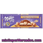 Milka Chocolate Relleno Caramelo Y Avellanas Tableta 300 Gr