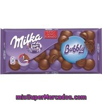 Milka Luflée Chocolate Con Burbujas Tableta 100 Gr