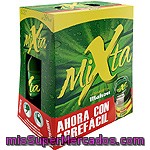 Mixta Shandy Mahou Cerveza Sin Alcohol Sabor Limón Pack 6 X 25cl