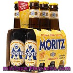 Moritz Cerveza Rubia Nacional Botella Pack 6 Botellas 20 Cl
