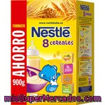 Nestlé 8 Cereales Papilla Instantánea Formato Ahorro Caja 900 G