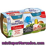 Nestle Naturnes Selección Tarritos De Guisantes Tiernos Con Jamón Pack 2x200g Estuche 400 G