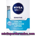 Nivea After Shave Loción Sensitive Cool Sin Alcohol Frasco 100 Ml