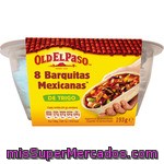 Old El Paso Kit Para Tacos Con 8 Barquitas Mexicanas, Un Sazonador Para Tacos Y 1 Salsa Para Tacos Estuche 345 G