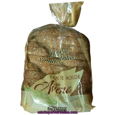 Pan Molde Con Avena, Hacendado, Paquete 460 G