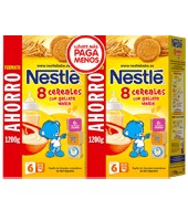 Papilla De 8 Cereales Con Galleta María Nestlé Pack 2x1200 G.