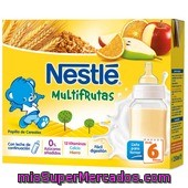 Papilla Líquida De Cereales Multifrutas Nestlé Pack De 2x250 Ml.