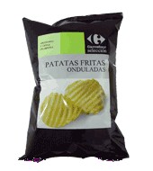 Patatas Onduladas 50% Aceite De Oliva Virgen Extra Carrefour Selección 130 G.