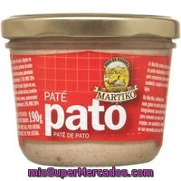 Paté De Pato Martiko, Tarro 190 G