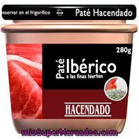 Pate Iberico Finas Hierbas, Hacendado, Tarro 280 G