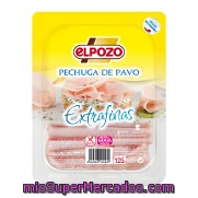 Pechuga De Pavo Extrafina El Pozo 125 G.