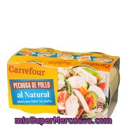 Pechuga De Pollo Natural Carrefour Pack 2x42 G.