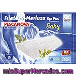 Pescanova Filetes De Merluza Sin Piel Baby Bolsa 400 G Neto Escurrido