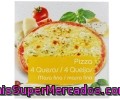 Pizza De Masa Fina A Los 4 Quesos Auchan 340 Gramos