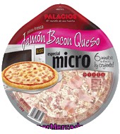Pizza Fresca Con Jamón Y Bacón Con Queso Palacios 350 G.