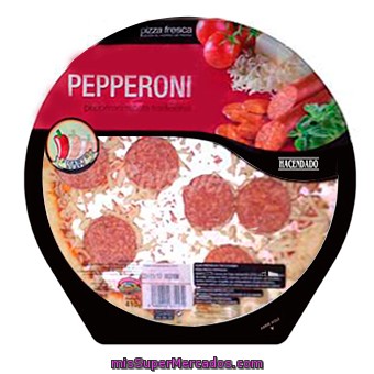 Pizza Fresca Pepperoni (mas Picante), Hacendado, U 410 G