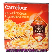 Pizza Tres Quesos Carrefour 395 G.