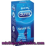 Preservativos Natural Xl Durex 12 Ud.