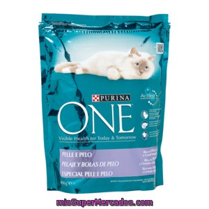 Purina One Alimento Para Gatos Control Bolas De Pelo Rico En Pollo 800 Gr