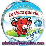 Queso Fundido Light Para Untar En Porciones La Vaca Que Ríe 16 Unidades, 250 Gramos