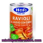 Raviolis Al Huevo Con Carne Hero 430 G.