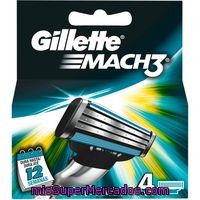 Rec.afeitar
            Gillette Mach3 4 Uni