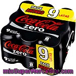 Referesco De Cola Coca Cola Zero, Pack 9x33 Cl