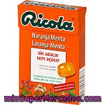 Ricola Caramelos Balsámicos De Hierbas Suizas Sin Azucar Sabor Naranja-menta Caja 50 G