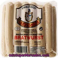 Salchicha Bratwurst Larrasoaña, Sobre 1 Kg
