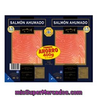 Salmon Ahumado Lonchas, Ubago, Pack 2 X 190 G - 380 G Aprox(peso Aproximado De La Unidad 380 Gr)
