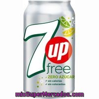 Seven Up Free Zero Azúcar Refresco De Lima Limón Lata 33 Cl