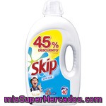 Skip Detergente Máquina Líquido Active Clean 45% Descuento Botella 40 Dosis