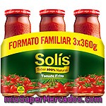 Solis Tomate Frito Formato Familiar Pack 3 Frasco 360 G Neto Escurrido