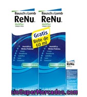 Solución única Renu Multiplus + Regalo Bote 60 Ml. Bausch + Lomb Pack De 2x500 Ml.