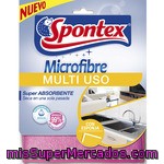 Spontex Microfibre Bayeta Multiusos Con Esponja Envase 1 Unidad