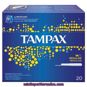 Tampax Tampones Regular Paquete 20 Ud